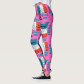 Paris Flag Eiffeltoren Leggings Parijs Frankrijk 2 (Links)