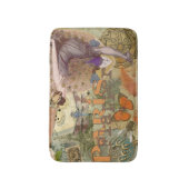 Paris Flapper Art Deco Peacock Vintage Badmat (Voorkant Verticaal)