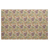 Paris Flapper Art Deco Peacock Vintage Stof (Fat Quarter)