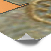 Paris Flapper  Lady Peacock Poster (Hoek)