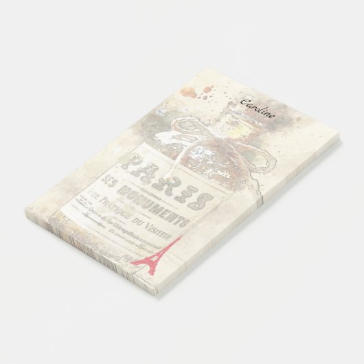 Paris Fles 2 Post-it® Notes (Schuin)