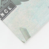 Paris floral fleece deken (Hoek)