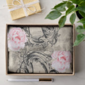 Paris floral tissuepapier (Geschenk)