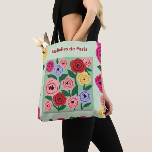 Paris Flower Market Tote Bag (Dichtbij)