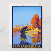 Paris  Fontainebleau Kaart (Voorkant)