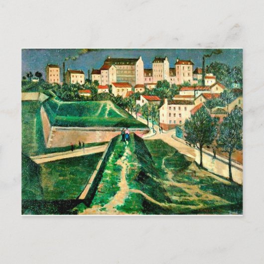 Paris Fortification by C.R.W. Nevinson, 1913 Briefkaart (Voorkant)