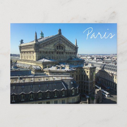 Paris France Architecture French Cityscape Briefkaart (Voorkant)