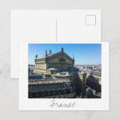 Paris France Architecture French Cityscape Briefkaart (Voorkant / Achterkant)