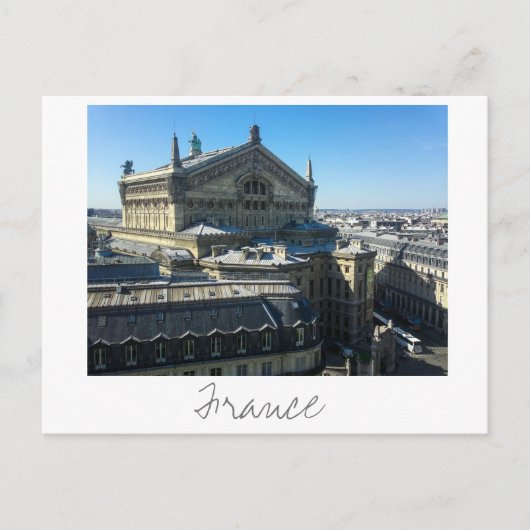 Paris France Architecture French Cityscape Briefkaart (Voorkant)