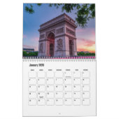 Paris-France Calendar Kalender (Jan 2026)