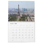 Paris, France Calendar Kalender (Jan 2027)