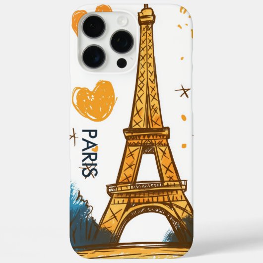 Paris France Case-Mate iPhone Case (Achterkant)