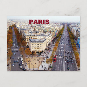 Paris France Champs Elyses (St.K.) Briefkaart