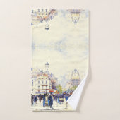 Paris France City Impressionisme Bath Towel Set Bad Handdoek (Handdoek)