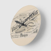 Paris, France Clock Ronde Klok (Hoek)