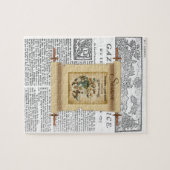 Paris France Decorative Jigzaag Puzzle Legpuzzel (Horizontaal)