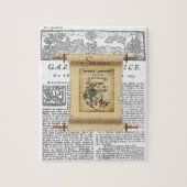 Paris France Decorative Jigzaag Puzzle Legpuzzel (Verticaal)