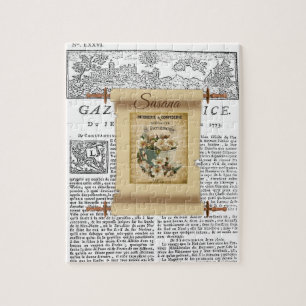 Paris France Decorative Jigzaag Puzzle Legpuzzel