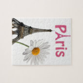 Paris France Decorative Jigzaag Puzzle Legpuzzel (Horizontaal)