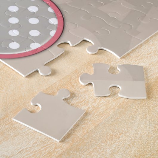 Paris France Decorative Jigzaag Puzzle Legpuzzel (Zijkant)