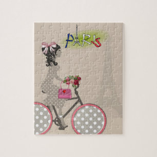 Paris France Decorative Jigzaag Puzzle Legpuzzel