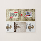 Paris France Decorative Jigzaag Puzzle Legpuzzel (Horizontaal)