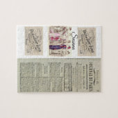 Paris France Decorative Jigzaag Puzzle Legpuzzel (Horizontaal)