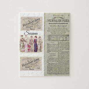 Paris France Decorative Jigzaag Puzzle Legpuzzel