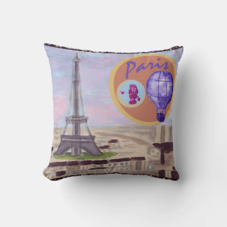 Paris France Eiffel Tower ballon en poodle Ameri Kussen