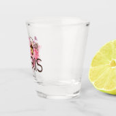 Paris France Eiffel Tower & Lamp Shot Glas (Rechts)