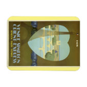 Paris France Eiffel Tower  Orient Express Magneet (Horizontaal)