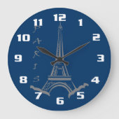 PARIS France Eiffeltoren Grote Klok (Voorkant)