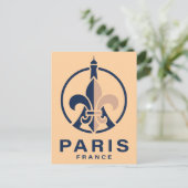 Paris France Europe Briefkaart (Staand voorkant)