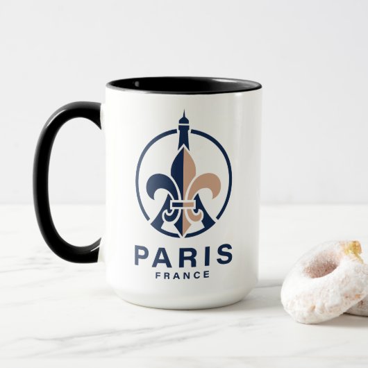 Paris France Europe Mok (Met donut)