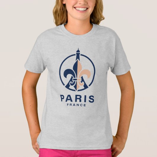 Paris France Europe T-shirt (Voorkant)