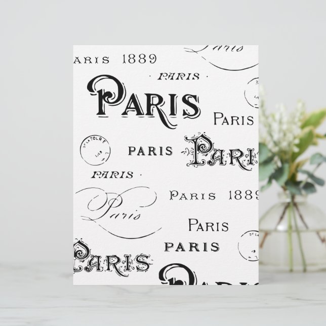 Paris France Gifts en Souvenirs (Staand voorkant)