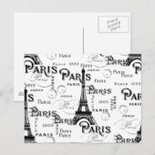 Paris France Gifts en Souvenirs Briefkaart (Voorkant / Achterkant)