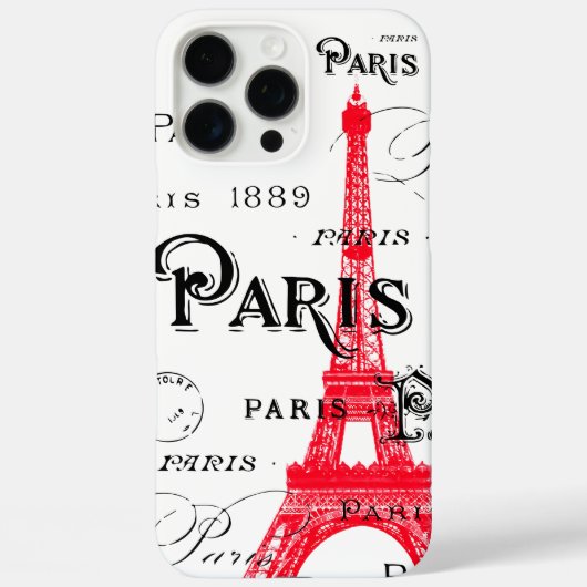 Paris France Gifts en Souvenirs Case-Mate iPhone Case (Achterkant)