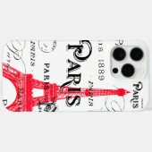 Paris France Gifts en Souvenirs Case-Mate iPhone Case (Achterkant (horizontaal))