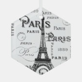 Paris France Gifts en Souvenirs Glas Ornament (Voorkant)