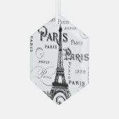 Paris France Gifts en Souvenirs Glas Ornament (Voorkant links)