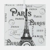 Paris France Gifts en Souvenirs Glas Ornament (Voorkant)