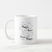 Paris France Gifts en Souvenirs Koffiemok (Links)