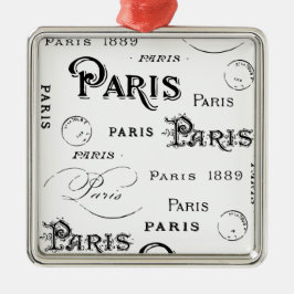 Paris France Gifts en Souvenirs Metalen Ornament