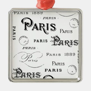 Paris France Gifts en Souvenirs Metalen Ornament
