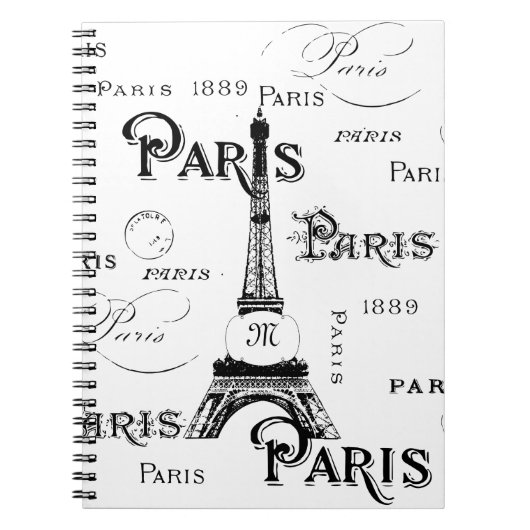 Paris France Gifts en Souvenirs Notitieboek (Voorkant)