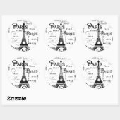 Paris France Gifts en Souvenirs Ronde Sticker (Vel)