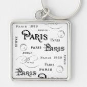 Paris France Gifts en Souvenirs Sleutelhanger (Voorkant)