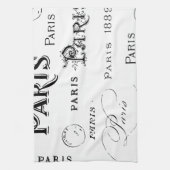 Paris France Gifts en Souvenirs Theedoek (Verticaal)