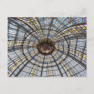 Paris France Glas in lood Dome Photo Briefkaart